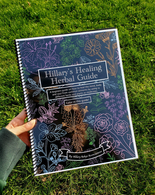 Hillarys Healing Herbal Guide (PHYSICAL BOOK) 🌱✨🧚‍♀️